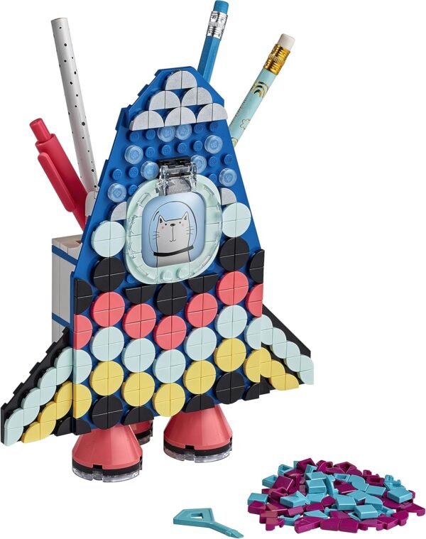LEGO DOTS Pencil Holder Rocket Set 41936