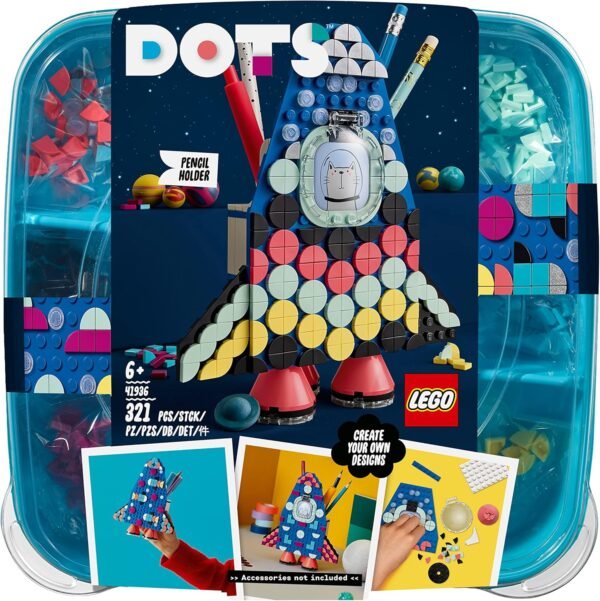 LEGO DOTS Pencil Holder Rocket Set 41936